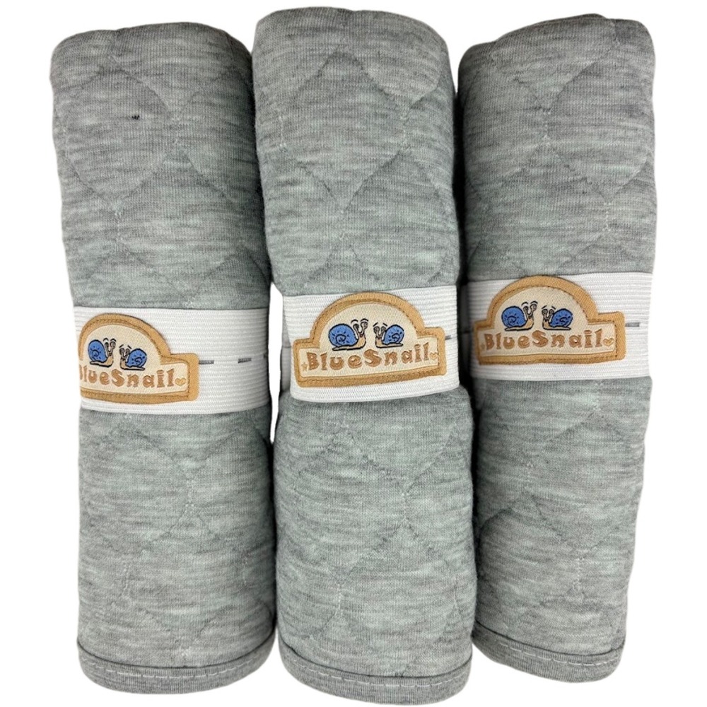 BlueSnail Quilted Thicker Waterproof Changing Pad Liners 3 Count Gray NEW‎